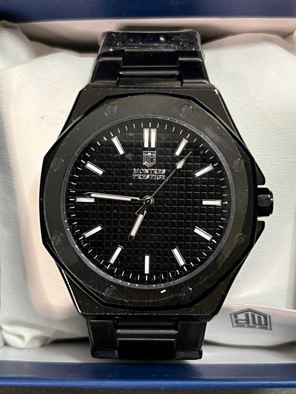 Montres Prestige Men's Watch - 44mm, Black (MPW-0250)